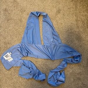 Princess Polly Blue Crop Top